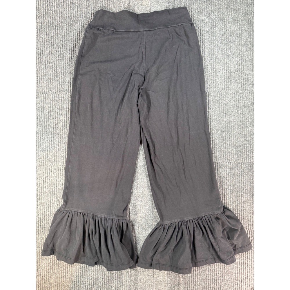 Matilda Jane Women's Ruffle Hem Leggings Pants XS Charcoal Boutique Style - Picture 3 of 6